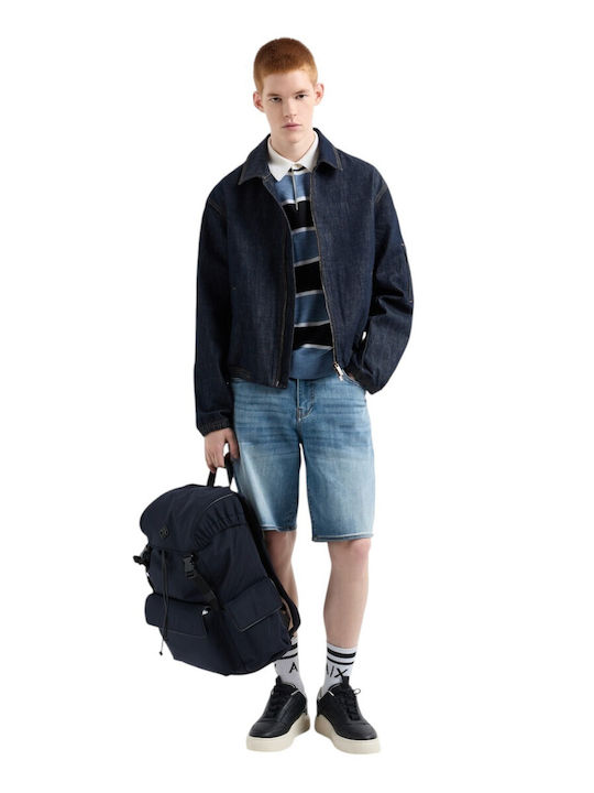 Herrenshorts Jeans Blau