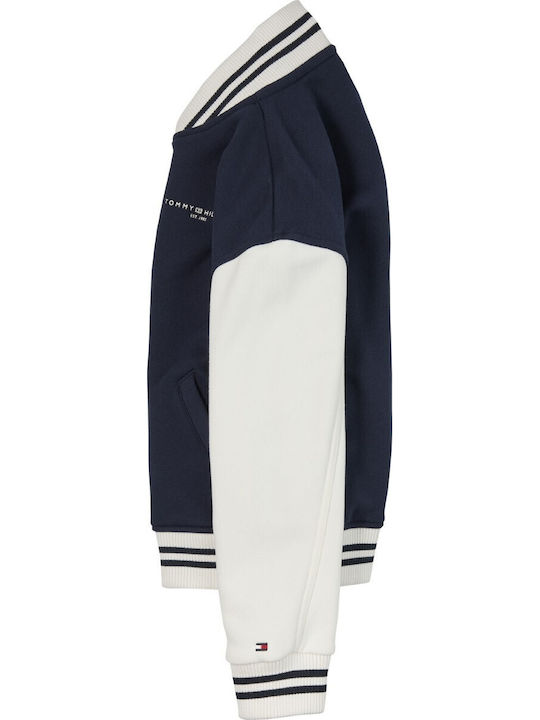 Kids Cardigan Cotton Blue