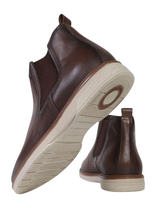 Leather Brown Men's Boots Anatomical