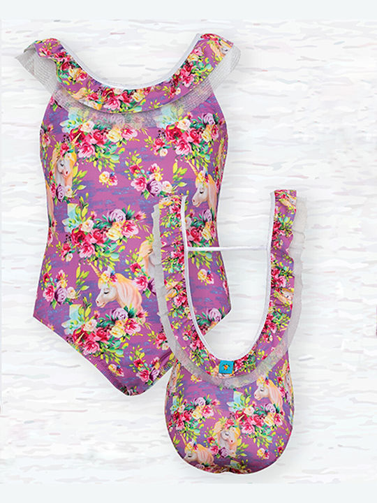 Tortue Детски Бански Една част Print