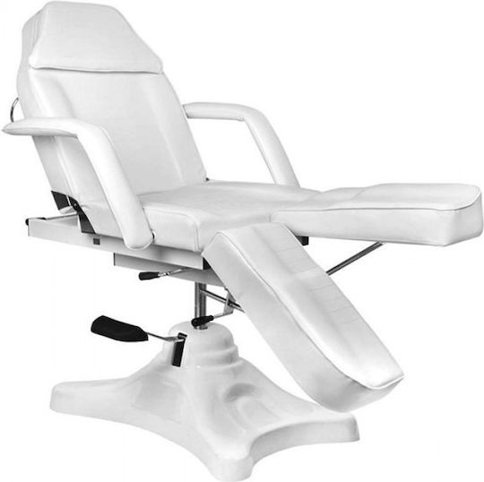 Salon Tech Beauty Chair with Adjustable Height White