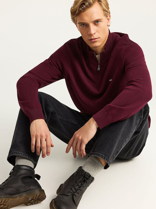 Long Sleeve Sweater Burgundy