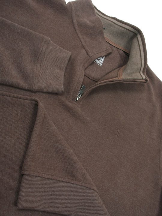 Long Sleeve Brown Blouse