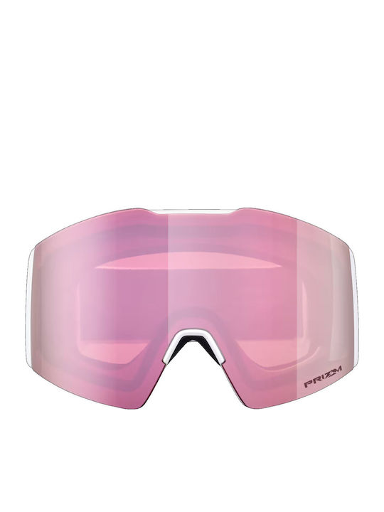 Oakley Fall Line L Ски & Сноуборд Маска Детска Бял с Леща в Цвят Розов Oakley Fall Line L Ски & Сноуборд Маска Детска Бял с Леща в Цвят Розов