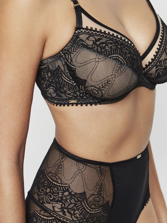 Triangle Triangle Bra Underwire Black