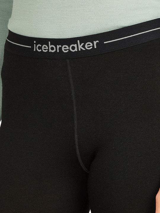 Icebreaker Γυναικείο Ισοθερμικό Παντελόνι Μαύρο