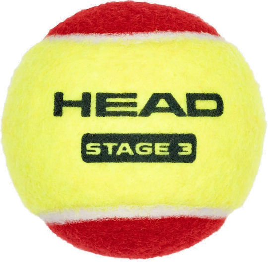 Παιδικα Μπαλακια Tennis Head Head Stage 3 Red 3 Τμχ