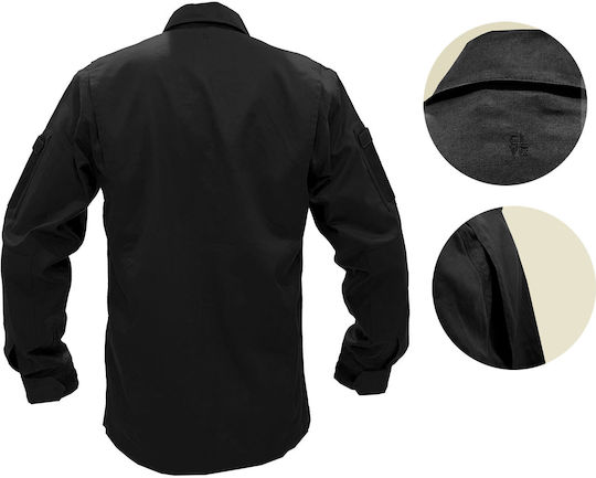 Tactical Uniform Ειδικών Σωμάτων Set Μαύρη