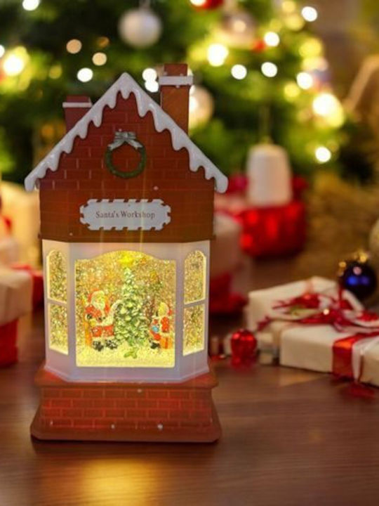 Lotti Christmas Illuminated Decorative 28x15cm. Santa's Workshop