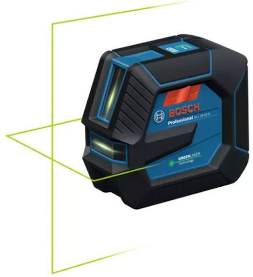 Bosch Γραμμικό Αλφάδι Laser Πράσινης Δέσμης 3.7V με Εύρος Εργασίας 20m