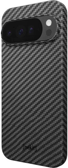 Калъф Google Pixel 10 Pro XL Nekit Fiber Твърд Съвместим с Magsafe Aramid Fiber 1 мм 1500d Kevlar Черен 8719246494642