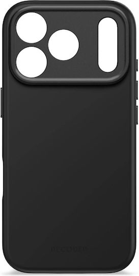 Decoded Antimicrobial Back Cover Σιλικόνης 1.2mm Μαύρο (iPhone 17 Pro)