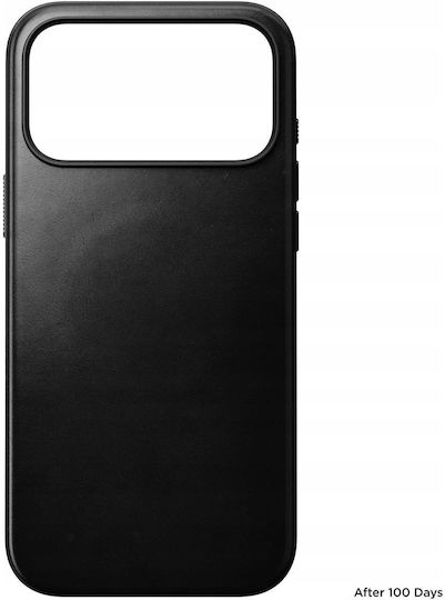 Nomad Bumper Leather / Silicone 0.85mm with Strap Waterproof Black (iPhone 17 Pro Max)