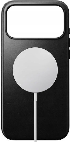 Nomad Bumper Leather / Silicone 0.85mm with Strap Waterproof Black (iPhone 17 Pro Max)
