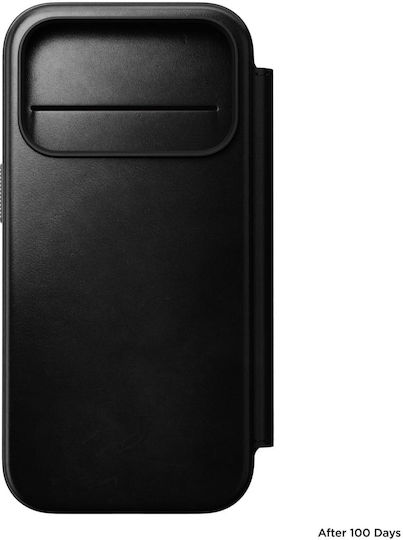 Nomad 360 Full Cover Δερμάτινο / Σιλικόνης 0.85mm με Λουράκι Μαγνητικό Μαύρο (iPhone 17 Pro)