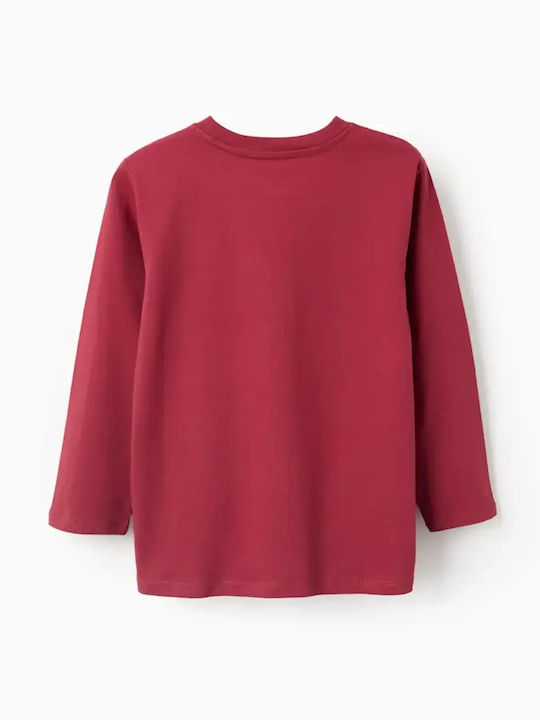 Set Kinderhemden Beige, Burgundy