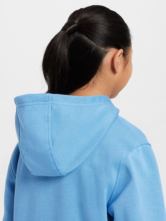 Fleece Kinder-Sweatshirt mit Kapuze Silicon