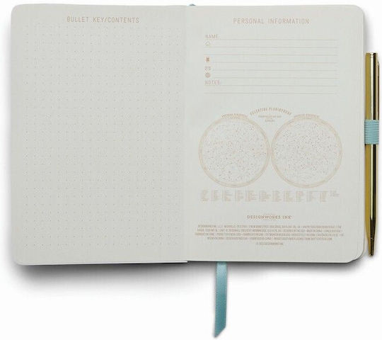 Designworks Notebook B6 96 Sheets with Hard Cover and Pen Case (Various Designs)