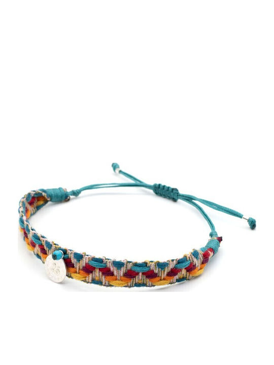 Bracelet Lucky Charm 26 Ethnic Boho Petrol