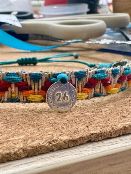 Armband Glücksbringer 26 Ethnisch Boho Türkis