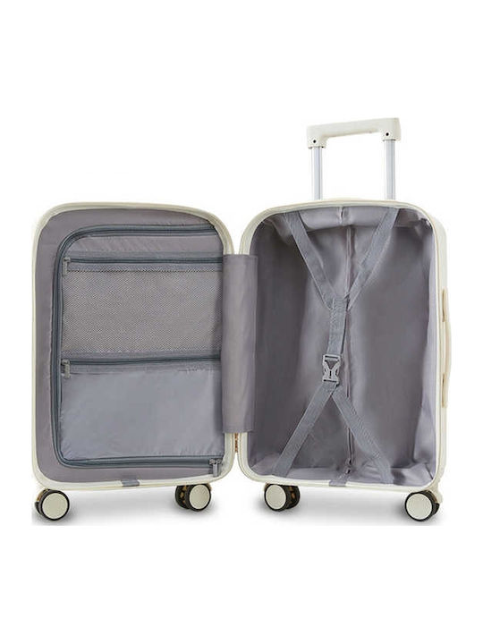 Kourk Forecast Cabin Hard Suitcase Yellow with 4 Wheels Height 52cm
