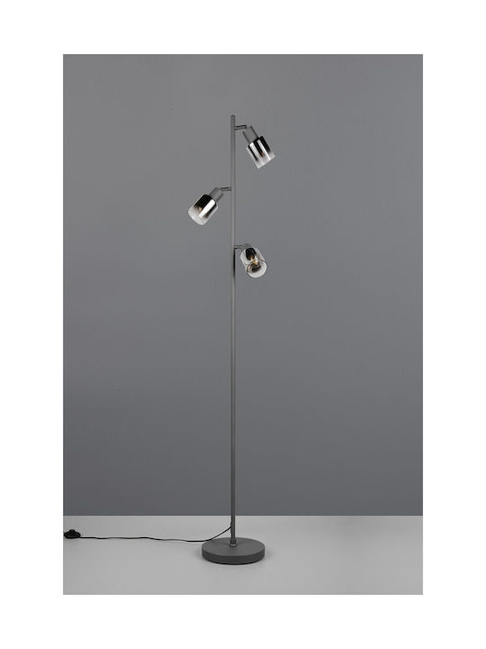 Trio Lighting Φωτιστικό Δαπέδου Γκρι