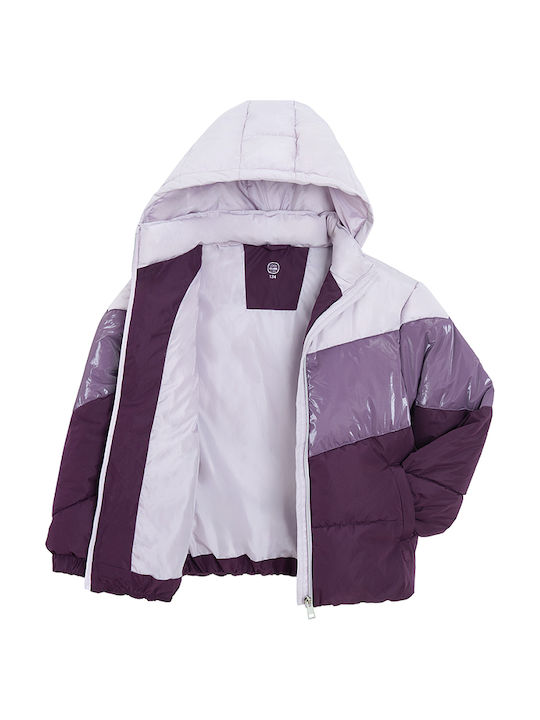 Kids' Casual Jacket with Hood Purple