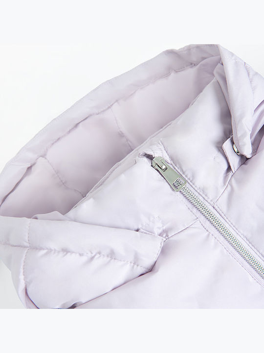 Kids' Casual Jacket with Hood Purple