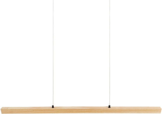 Beliani Hängelampe Braun LED