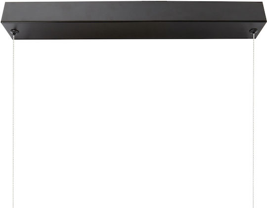 Beliani Hängelampe Braun LED