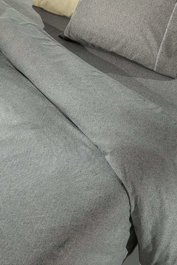 Guy Laroche Сет Чаршафи Фланелени 270x265см. Avanti Blue Grey 4бр