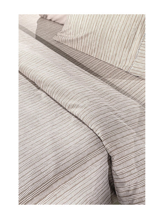 Guy Laroche Bettwäsche-Set Überdoppel Flanell 240x265cm. Alpina Flannel 4Stück