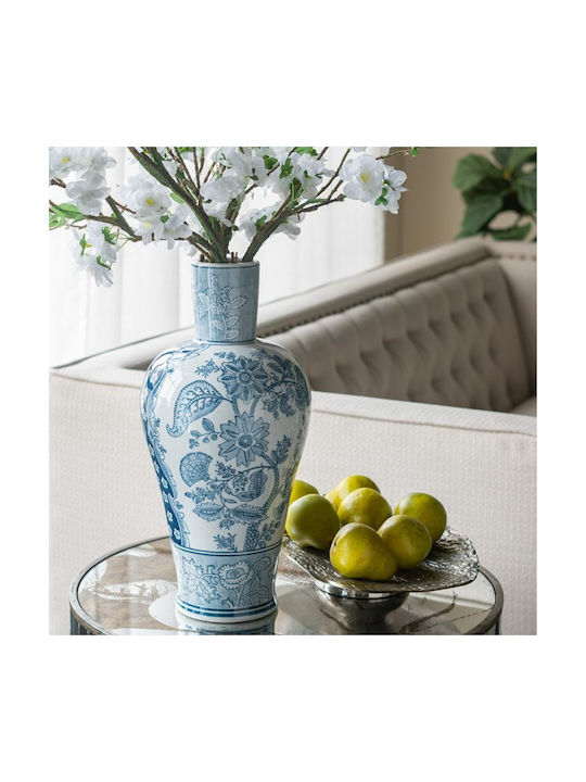 Artekko Decorative Vase Melania White 20.5x20.5x43cm