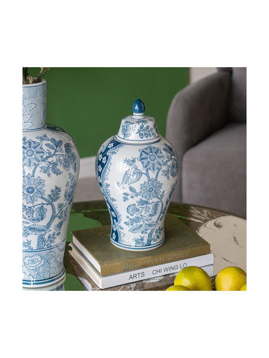 Artekko Decorative Vase Melania White 18x18x32cm