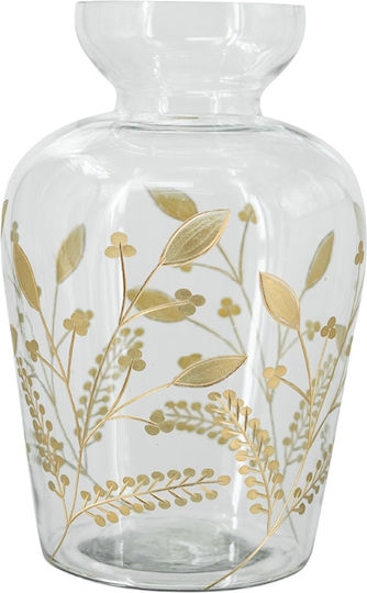 Artekko Glass Vase Aphelios Transparent 20x32cm
