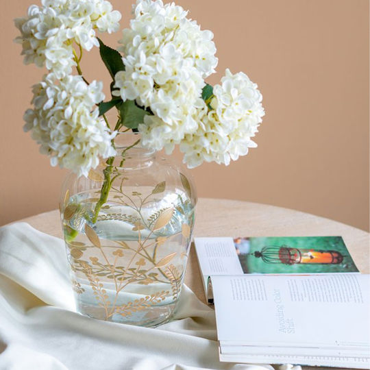 Artekko Decorative Vase Aphelios Transparent 14x14x21cm
