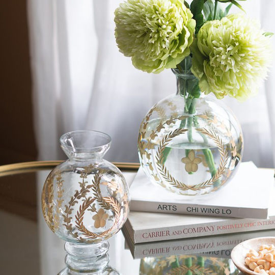 Artekko Decorative Vase Aphelios Transparent 20cm