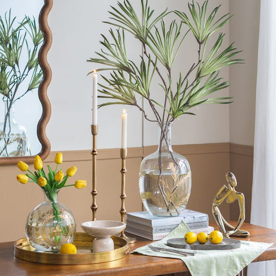 Artekko Decorative Vase Aphelios Transparent 20cm