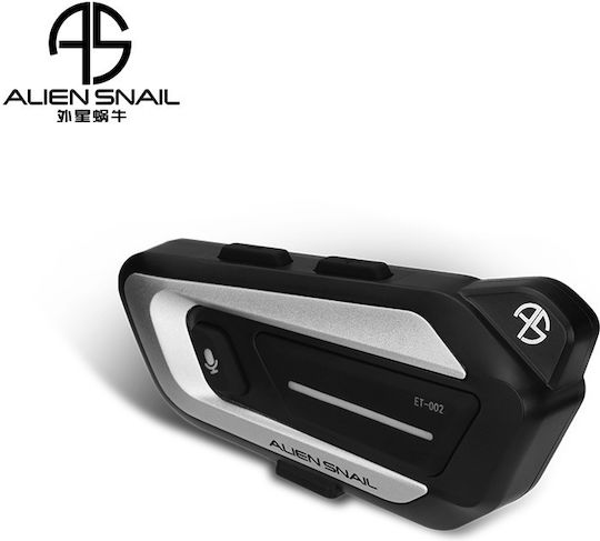 Alien Snail Earphone ET-002 Мотоциклетна комуникационна система за един каскет с Bluetooth