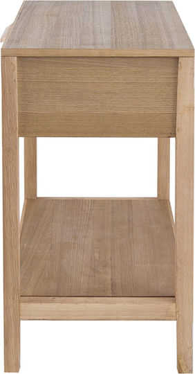 Nachttisch Holz Beige 55x30x55cm
