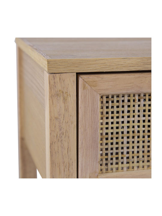 Κομοδίνο Ξύλινο Μπεζ 55x30x55cm