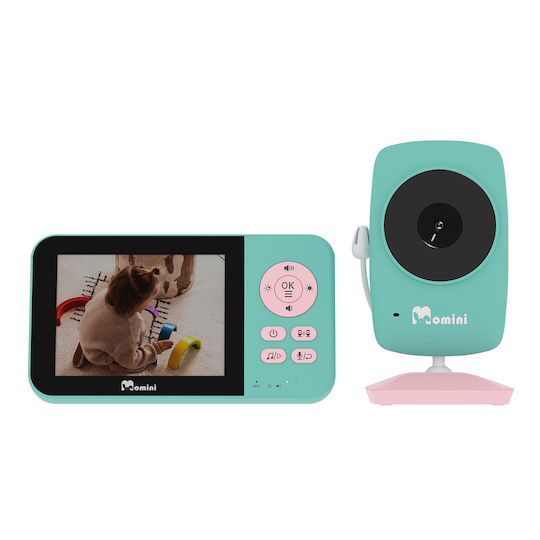 Momini Blissview Drahtlose Babyüberwachung , Zwei-Wege-Kommunikation & Schlaflieder