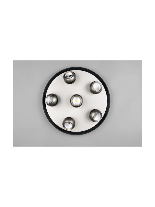 Trio Lighting Orbit Deckenleuchte Silber