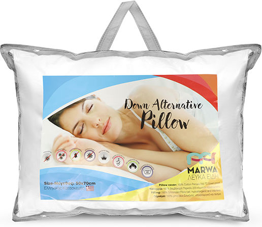 Marwa Μαξιλάρι Ύπνου Polyester 50x70x15cm