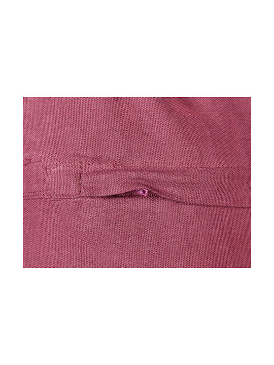 Beliani Perna de Canapea Cadetia Burgundy 45x45 cm