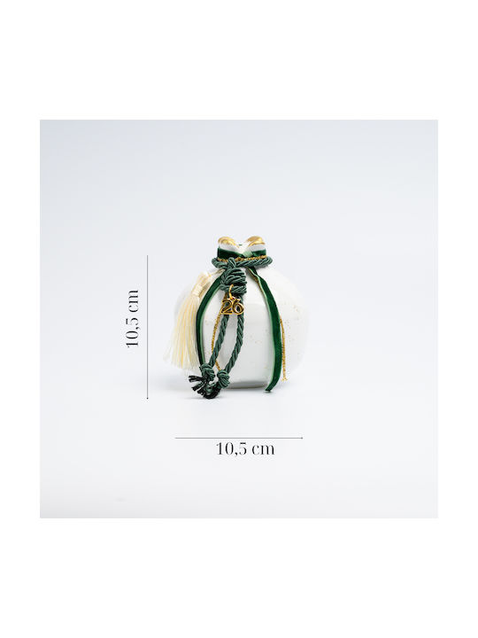 Philio Handmade Настолници Гоури Нар Зелен Керамичен 2026 1бр