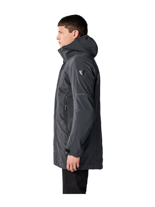 Rev'IT Trafalgar 2 H2O Ανδρικό Μπουφάν Μηχανής Softshell 4 Εποχών Αδιάβροχο Μαύρο
