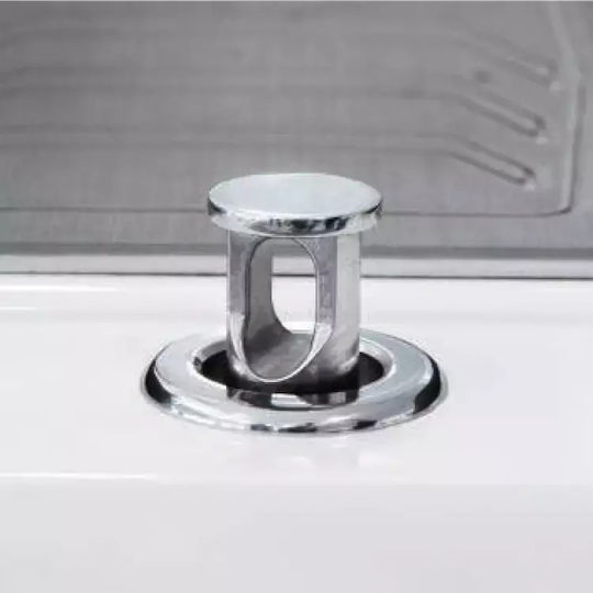 Κρεμάστρα Μπαλόνια Στρογγυλή Χωνευτή Pop Out Inox
