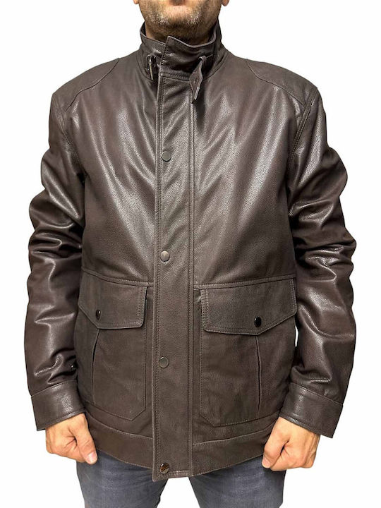 Leather Jacket Brown