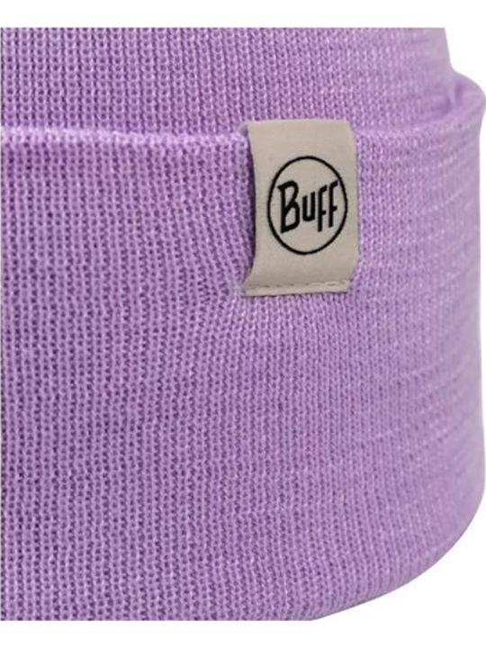 Lilon Grape Ice Beanie Unisex Beanie Knitted in Purple color